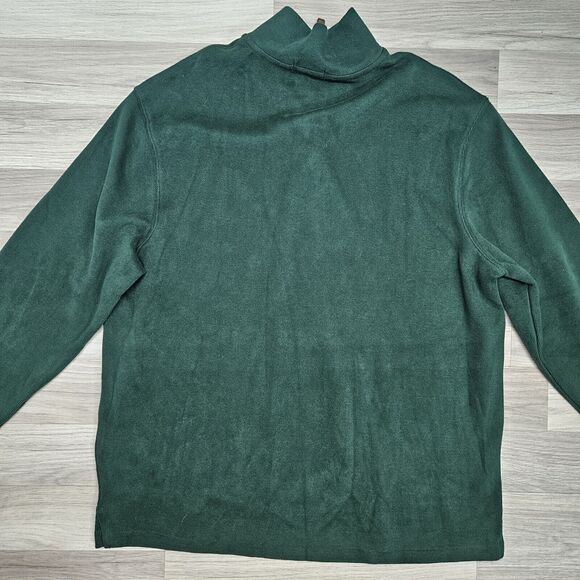 POLO RALPH LAUREN Mens Green 1/4 Zip Sweater Size XL - Picture 7 of 7